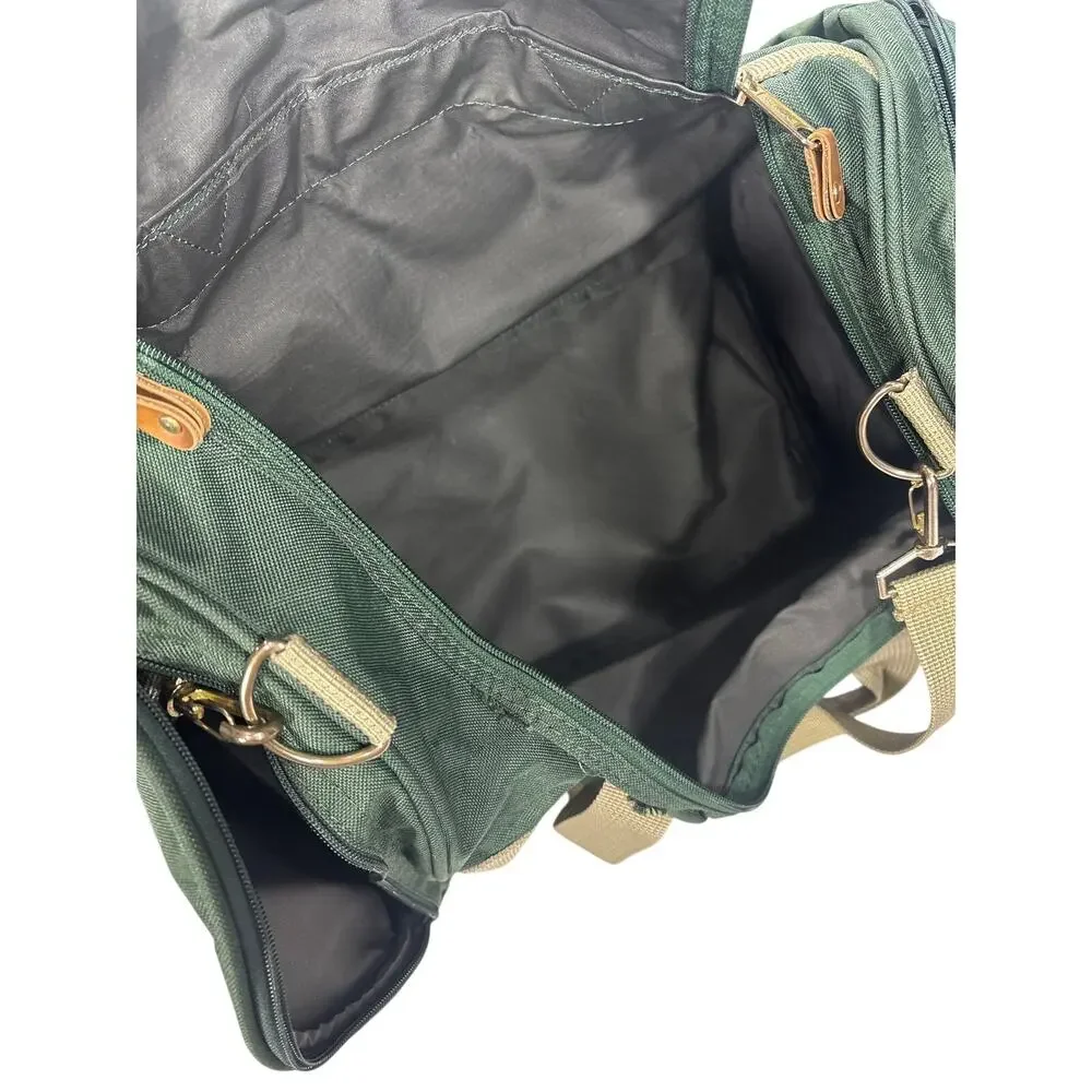 Vintage Y2K Comp USA Travel Duffle Bag Employee Tech Boot Camp *Needs Repaired